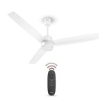 Havells FAB BLDC Ceiling Fan 1200 mm, 380 RPM, Savings upto 65%, Reverse Rotation, 4 Modes (Boost, Sleep, Breeze, Mop), Low Wattage 30 W, Low Noise, Air Flow:235 CMM, 3 Year Warranty, Elegant White