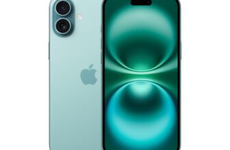 Apple iPhone 16 Plus 256 GB: 5G Mobile Phone with Camera Control, A18 Chip and a Big Boost in Battery Life. Works with AirPods; Teal