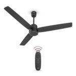 Havells FAB BLDC Ceiling Fan 1200 mm (Made In India), 380 RPM, Savings Upto 65%, Reverse Rotation, 4 Modes (Boost,Sleep,Breeze,Mop), Low Wattage 30 W, Low Noise, Air Flow:235 CMM, 3Y Warranty, Black