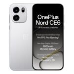 OnePlus Nord CE6 | 8GB+256GB | Lunar Pearl | Snapdragon 7s Gen 4 | Segment’s Fastest Touch Response | 8000mAh Battery | 144Hz 1.5K AMOLED Display | 50MP Main + 32MP Selfie 4K Cameras | IP66,68,69,69K