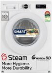 LG Smart Choice, 7 Kg, 5 Star, Steam, Inverter Direct Drive Technology, 6 Motion DD, Fully-Automatic Front Load Washing Machine (FHB1207Z2W, Remove Allergens & Stain, In-Built Heater, Essence White)