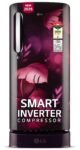 LG 185 L, 5 Star, Smart Inverter, Direct Cool Single Door Refrigerator (GLD1956ZAPI, Purple Ilan, Fit Max Chiller Tray, Base stand with Drawer & Runs on Home Inverter)