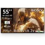 Sony 139 cm (55 inches) BRAVIA 2M2 Series 4K Ultra HD Smart LED Google TV K-55S25BM2