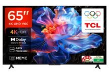 TCL 164 cm (65 inches) 4K Ultra HD Smart LED Google TV | 4K HDR | Dolby Vision & Atmos | MEMC | 65V6C