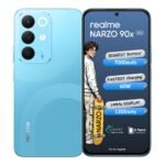 realme NARZO 90x 5G (Aqua Blue 2026, 6GB+128GB) | 7000mAh + 60W Biggest Battery & Fastest Charging in the Segment* | 144Hz Bright Display | Sony 50MP AI Rear Camera | 400% Ultra Boom Speaker