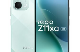 iQOO Z11xa 5G (Prismatic Green, 8GB RAM, 128 GB Storage) | Massive 7200mAh Battery | Dimensity 7400 Turbo Processor | OriginOS 6 with 4 Years of Security Updates*