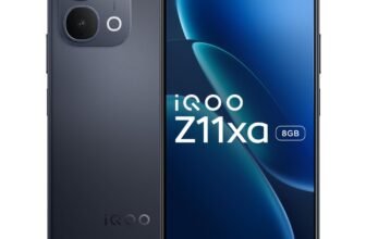 iQOO Z11xa 5G (Titan Black, 8GB RAM, 128 GB Storage) | Massive 7200mAh Battery | Dimensity 7400 Turbo Processor | OriginOS 6 with 4 Years of Security Updates*