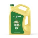 Jivo Rice Bran Oil 5 Litre | Cholesterol Free Cooking Oil | Contains MUFA and Gamma Oryzanol | High Smoke Point | Ideal for Deep Frying, Sautéing and Baking